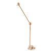 Support Mobile en Bois Nuage pour Bébé – Support de Berceau avec Hochets Suspendus 0-12 Mois
