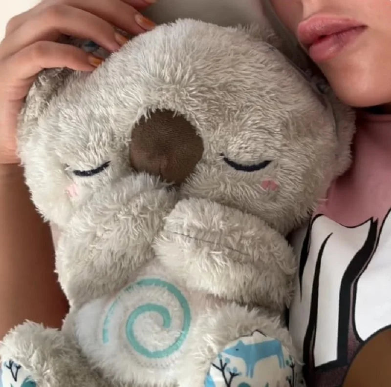 Ours Koala Apaisant pour le Sommeil | Jouet Anti-Stress Respirant pour Soulager l'Anxiété Peluche Apaisante pour Enfants et Adultes