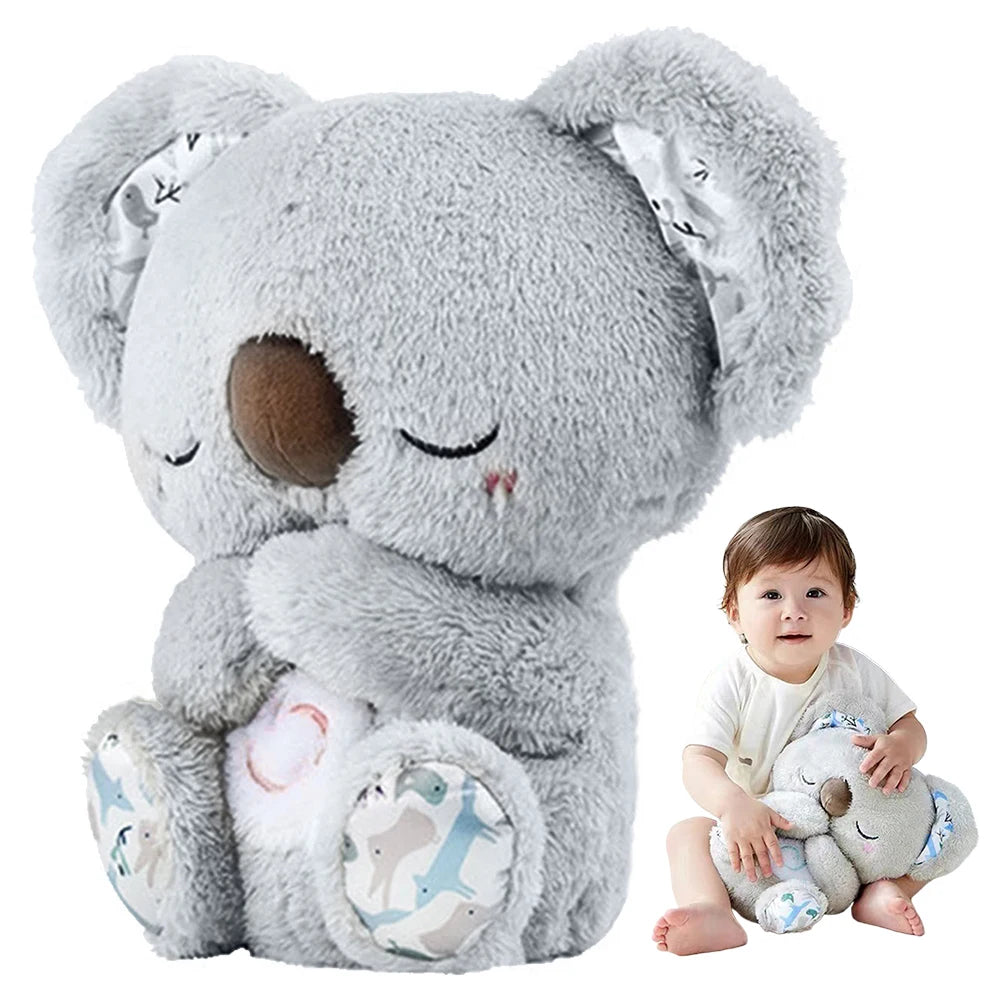 Koala Musical Respirant – Doudou Lumineux & Sonore pour Bébé | Aide au Sommeil & Éveil Sensoriel