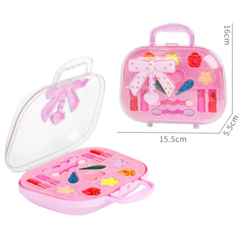 Mallette de Maquillage d'Imitation pour Filles - Kit Cosmétique Jeu de Rôle avec Fards à Paupières et Rouge à Lèvres - Cadeau Idéal Anniversaire Noël