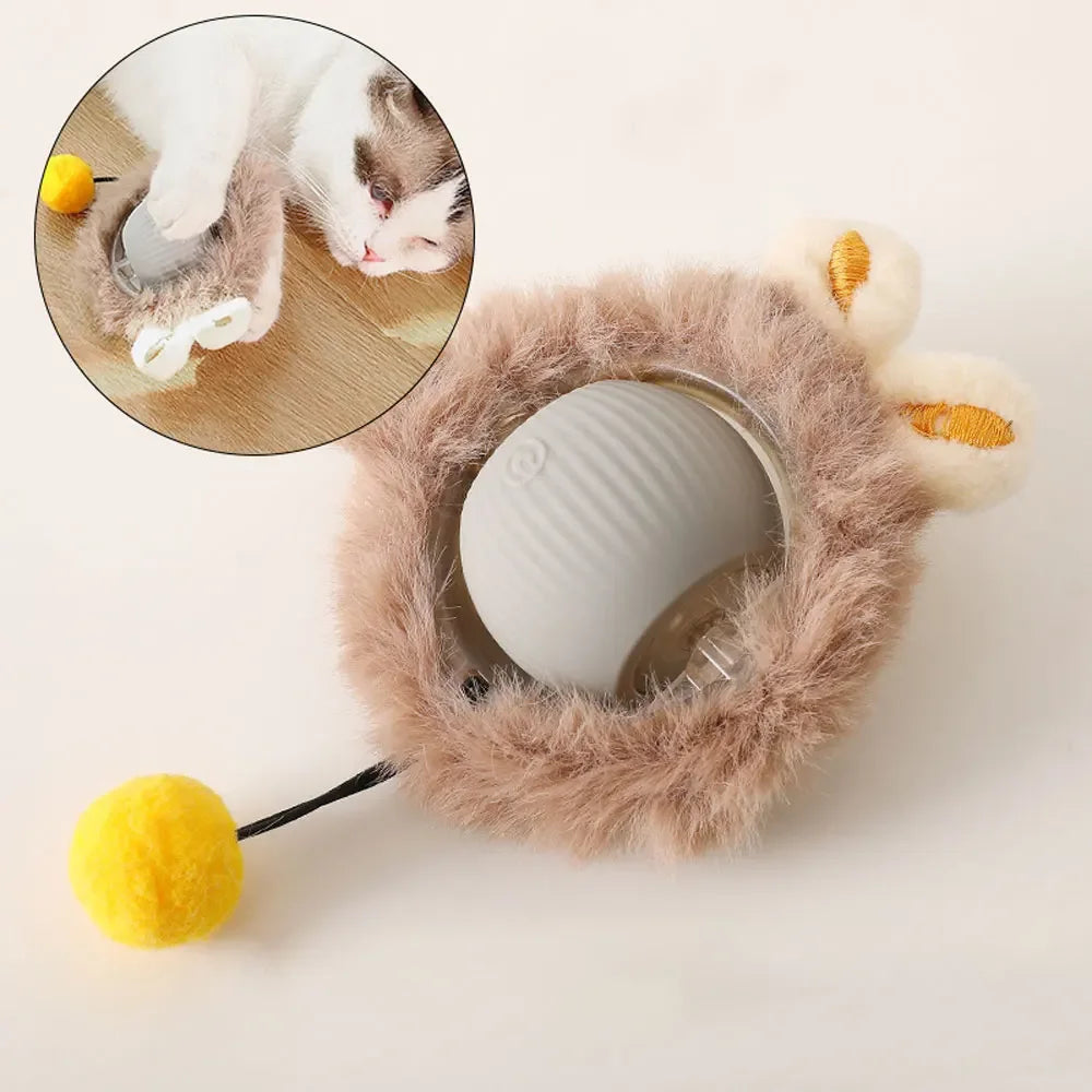 Balle interactive pour chat d'intérieur | Jouet autonome avec capteurs intelligents King of Toys