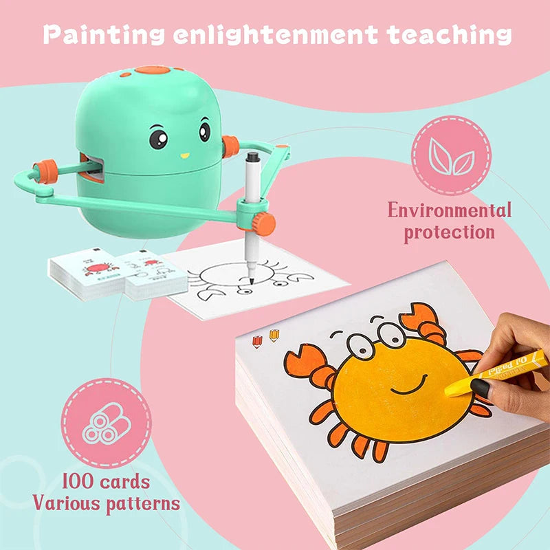 Robot de dessin intelligent – Jouet éducatif pour enfants, cadeau d’anniversaire pour filles et garçons King of Toys