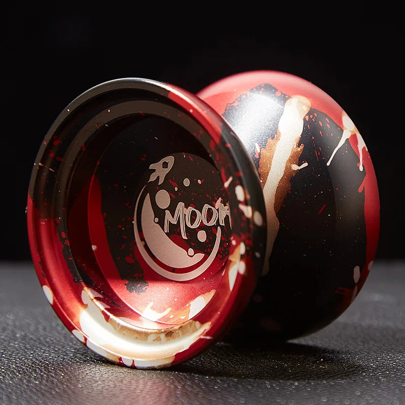 Yoyo professionnel magique Yoyo en métal avec roulement à 10 billes, alliage d'aluminium, jouet haute vitesse non réactif pour enfants et adultes King of Toys