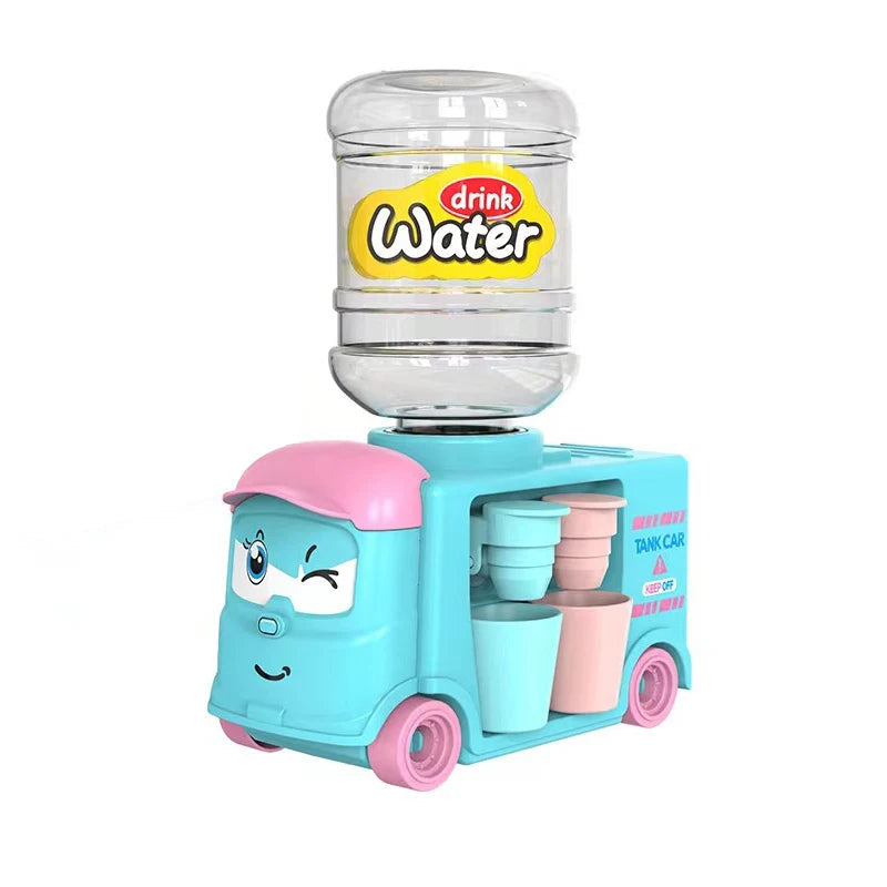 Distributeur d'Eau Jouet Double, Simulation de Jus et Lait, Cadeau pour Enfants King of Toys