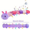 Chenille Musicale pour Bébé – Jouet Sensoriel en Peluche avec Sons et Textures Multisensorielles