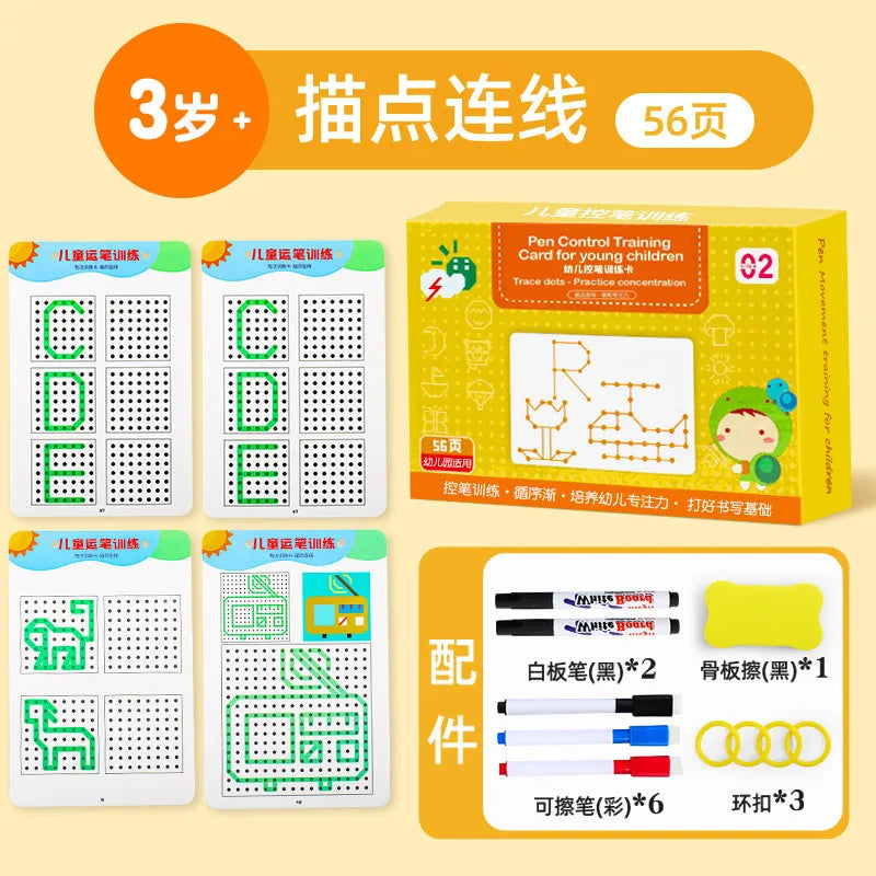 Cahier Magique Réutilisable – Apprentissage Montessori du dessin et de l’écriture King of Toys