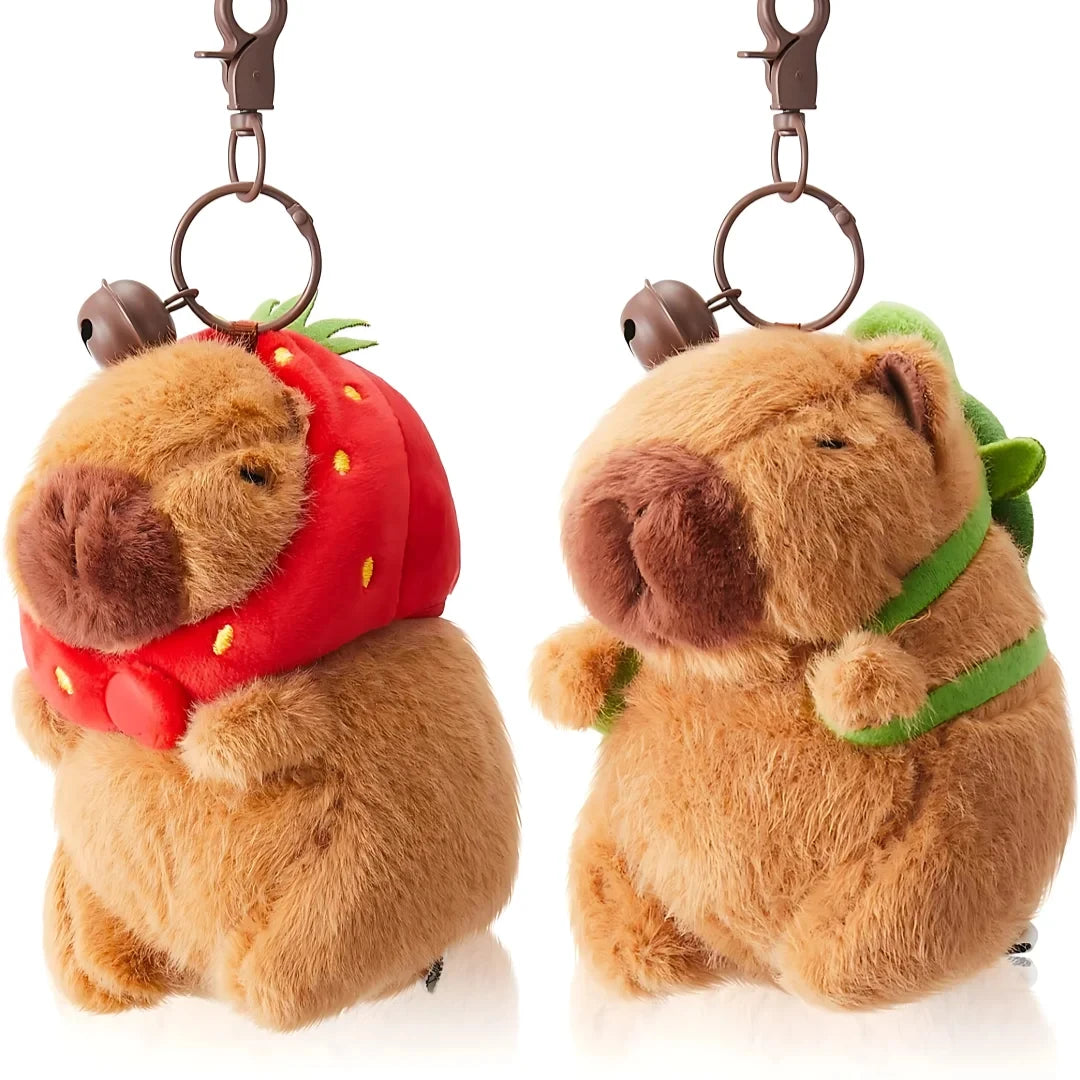 Peluche Capybara avec Pendentif | Ornements de Sac Porte-Clés Mignons pour Sacs à Dos King of Toys