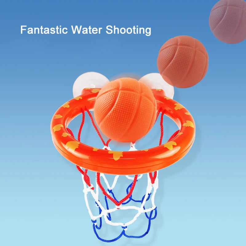 Mini Panier de Basket de Bain pour Bébé – Jeu de Tir avec 3 Balles pour Baignoire & Enfants