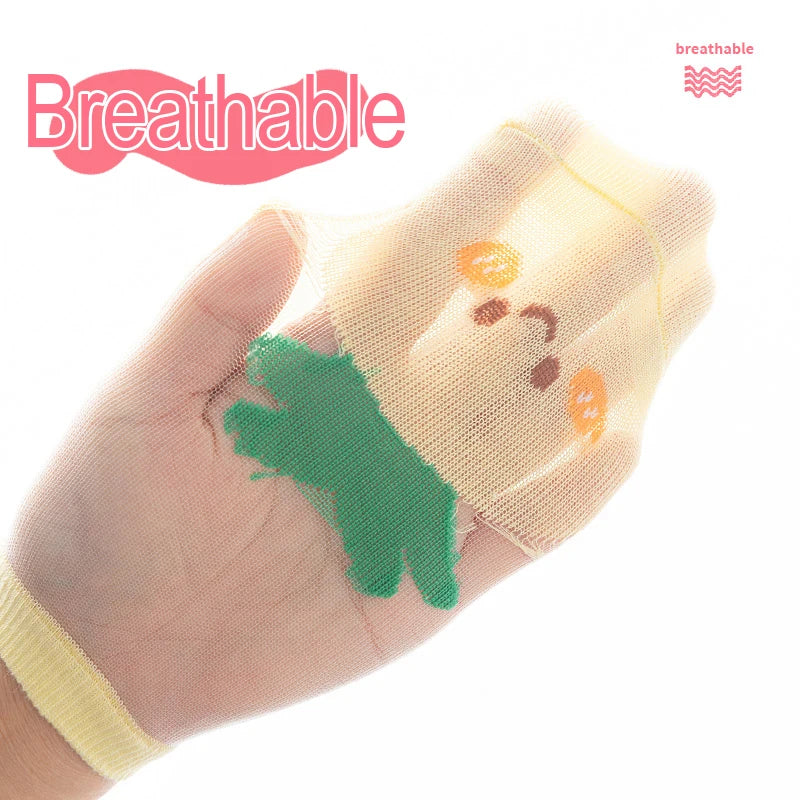 Kinder Sokken met Fruitprint | 5-Pack Ademend & Zomerproof