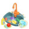 Évier de Cuisine Jouet pour Enfants - Lave-Vaisselle Électrique Miniature, Jeu de Rôle pour Filles, Jeu d’Imitation King of Toys