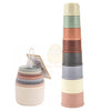 Baby Toys Stacking Cup Cartoon Early Educational Learning Color Number Nesting Sorting Bath Shower Play Water Sand Game For Kids King of Toys
