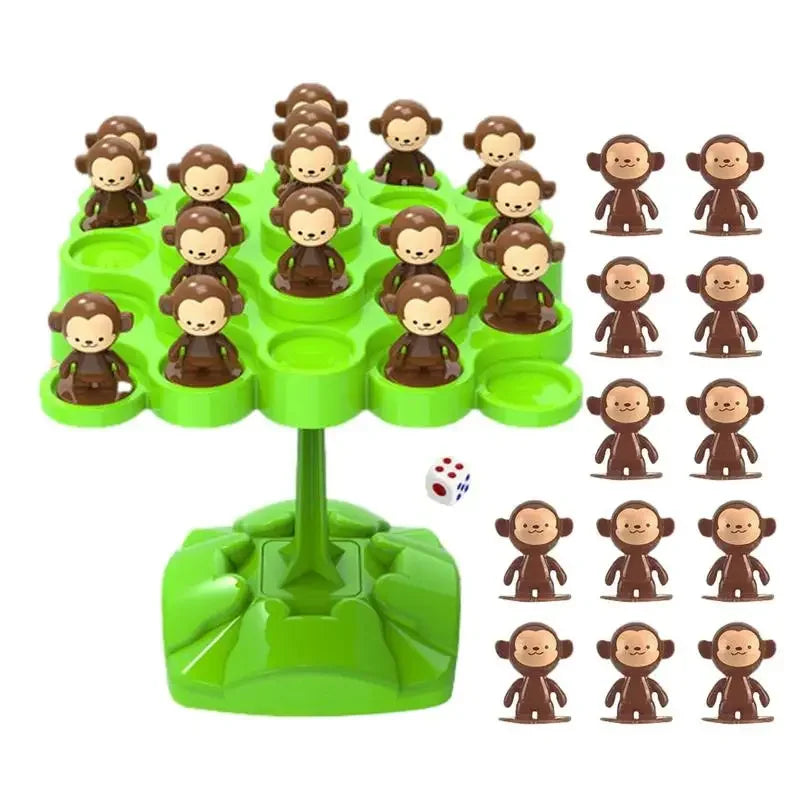 Jouets Montessori Arbre d'Équilibre Créatif | Jeu de Balance Numérique Singe Jeu de Plateau Éducatif Pour Enfants