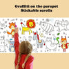 Rouleau de Papier à Dessin pour Enfants - Papier Graffiti Collant, Coloriage DIY, Jouet Éducatif pour Peinture King of Toys