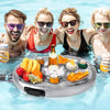 Plateau Gonflable Porte-Boissons – Accessoire flottant pour piscine et fête sur l’eau| Jouets d'été King of Toys