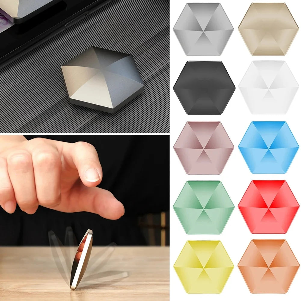Gyro de bureau amusant | Jouet de décompression hexagonal ou carré pour enfants et adultes King of Toys