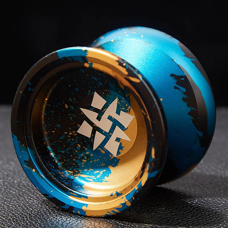 Yoyo professionnel magique Yoyo en métal avec roulement à 10 billes, alliage d'aluminium, jouet haute vitesse non réactif pour enfants et adultes King of Toys