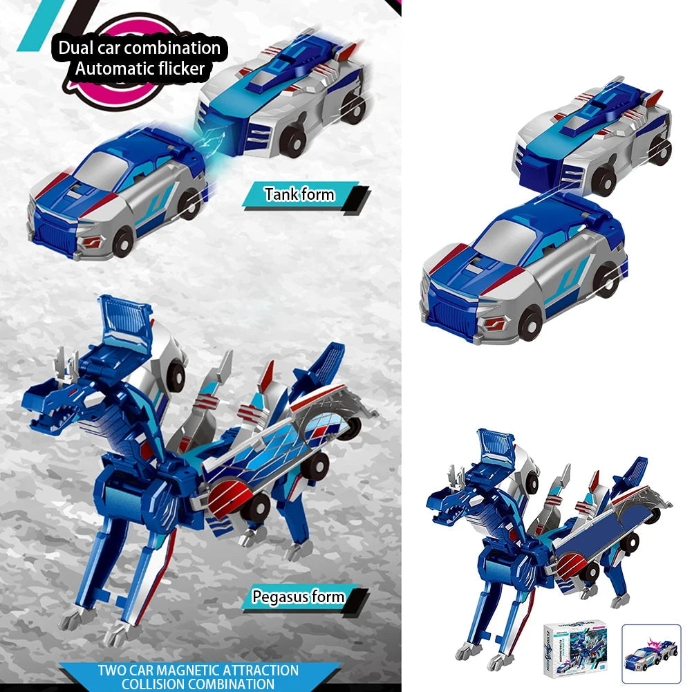Unicorn Transformer 2-en-1 – Voiture magique interactive DIY King of Toys