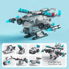 Puzzle de Blocs d'Assemblage Enfants - Camions de Pompiers, Voitures de Police, Avions, Cadeau pour Enfants King of Toys