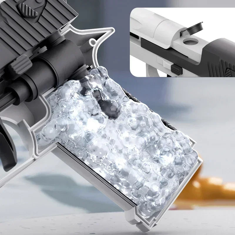 Mini Desert Eagle Pistolet à eau mécanique à tir continu Petit Pistolet d'été Plage extérieure Jouet pauvre Pistolet à eau pour enfants