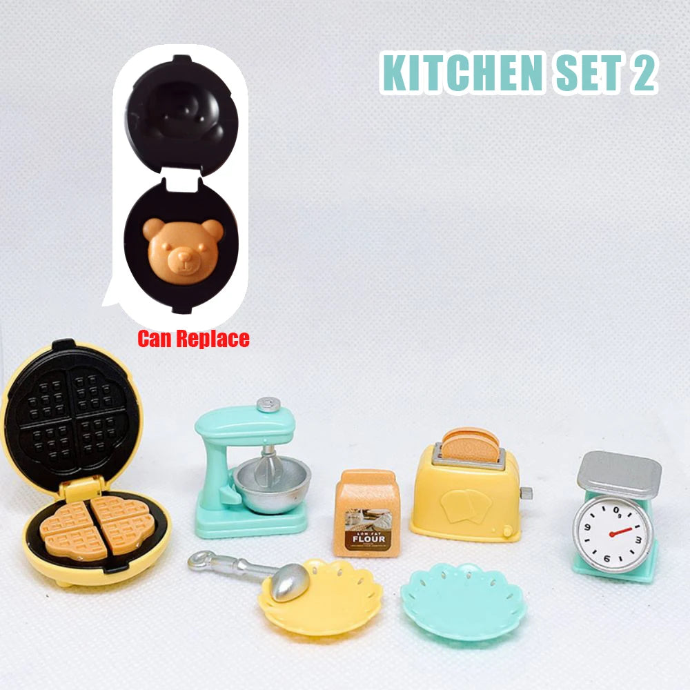 Dollhouse Miniature - Meubles de Cuisine, Jouet Pour Filles, Cadeau 1/12 King of Toys