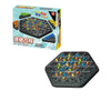 Jeu d'Échecs Triangle - Jeu de Bataille Éducatif en Caoutchouc - Cadeau de Fête en Famille King of Toys