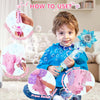 Baguette à bulles rechargeable X2 pour enfants - Pistolet à bulles automatique avec LED et musique, amusant pour l'extérieur, pour filles et garçons. King of Toys