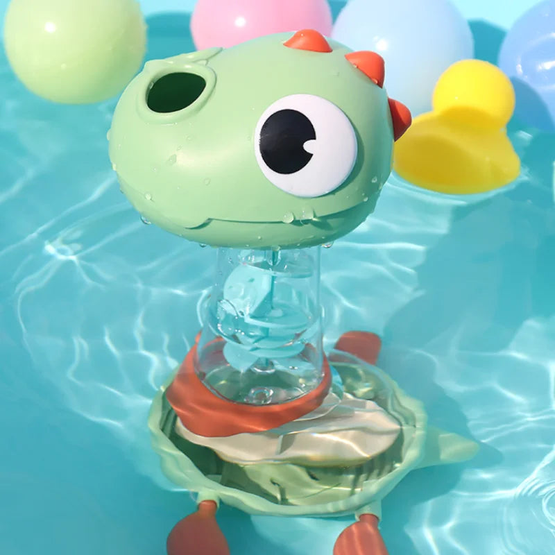 Dino Arroseur Jouet de Bain Bébé – Dinosaure Rotatif à Jet d’Eau pour Douche & Baignoire Enfant