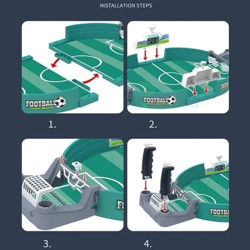Table de football (Baby-foot) pour famille - Jeu de société interactif, jouet de football pour enfants, cadeau pour les garçons, jeu sportif extérieur King of Toys