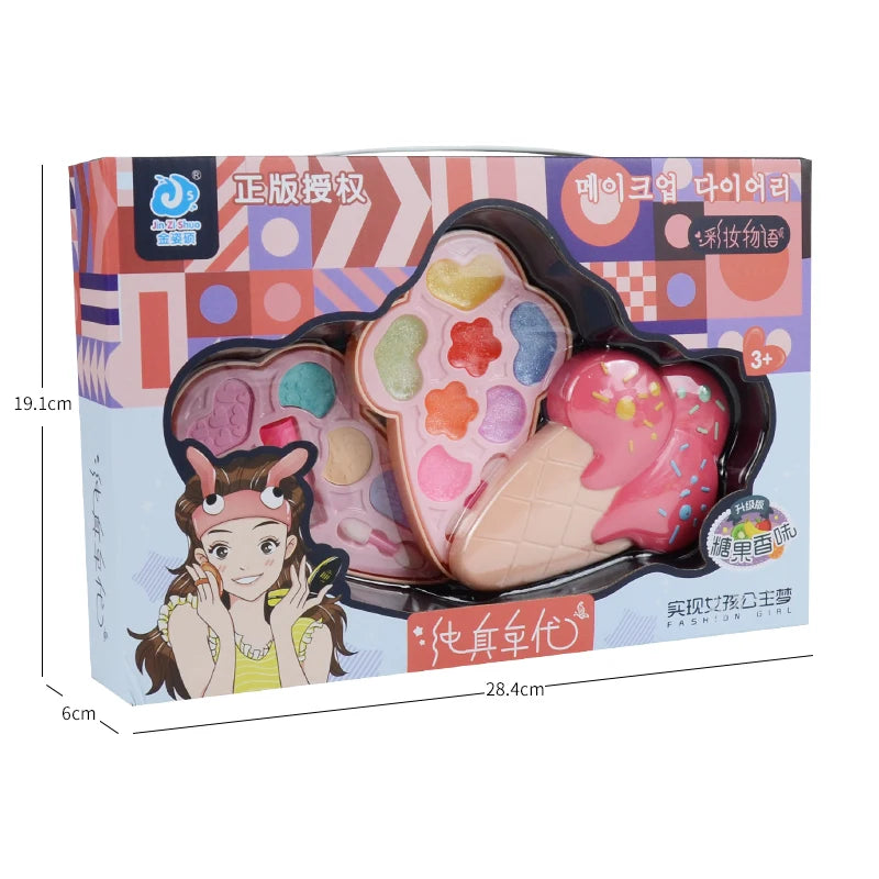 Boîte Cosmétique pour Enfants - Set Maquillage Fille avec Rouge à Lèvres - Jouet Anniversaire King of Toys