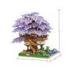 Maison d'Arbre en Fleurs de Cerisier, Modèle Difficile pour Filles, Jouet d'Assemblage King of Toys