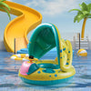Bouée Siège Bébé avec Pare-Soleil | Flotteur Gonflable Sécurisé