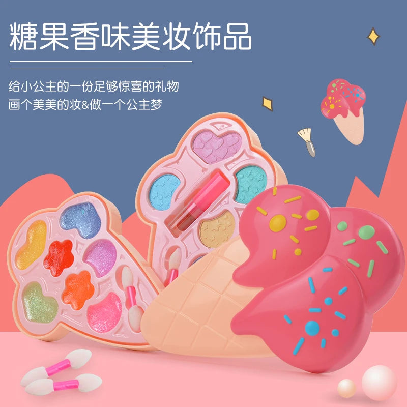 Boîte Cosmétique pour Enfants - Set Maquillage Fille avec Rouge à Lèvres - Jouet Anniversaire King of Toys