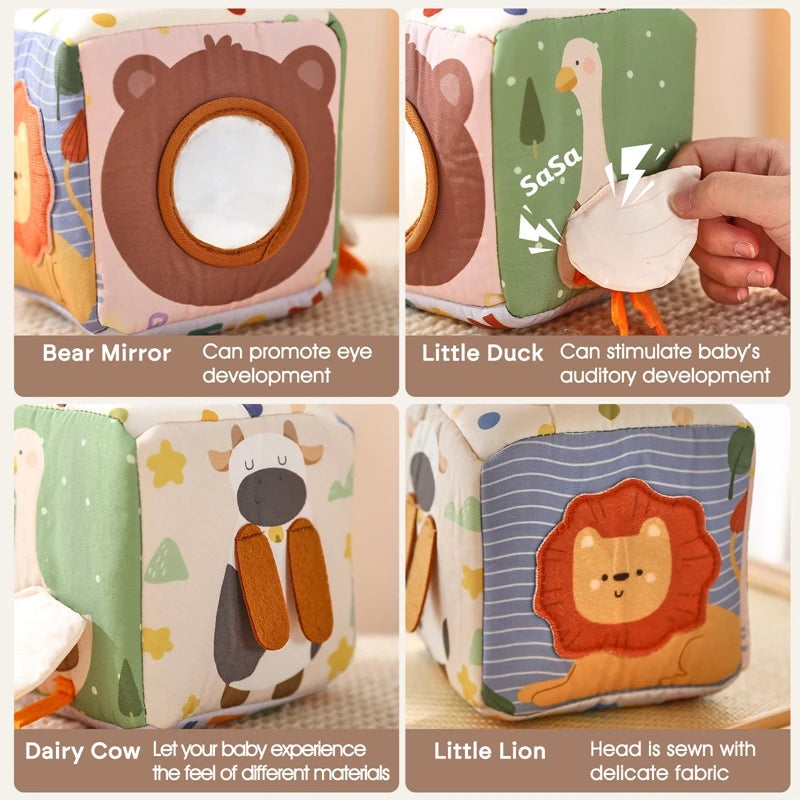 Boîte à Mouchoirs Montessori Magique | Jouet Sensoriel Éducatif pour Bébé | Développement Cognitif & Motricité Fine | Activité Éducative Ludique 0-3 ans King of Toys