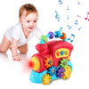 Jouet Éducatif Prématuré Montessori Train Musical | Train avec Boucle de Formes Variées pour King of Toys