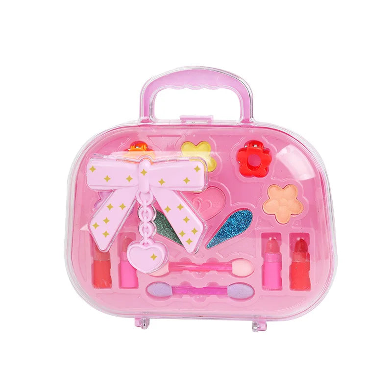 Mallette de Maquillage d'Imitation pour Filles - Kit Cosmétique Jeu de Rôle avec Fards à Paupières et Rouge à Lèvres - Cadeau Idéal Anniversaire Noël