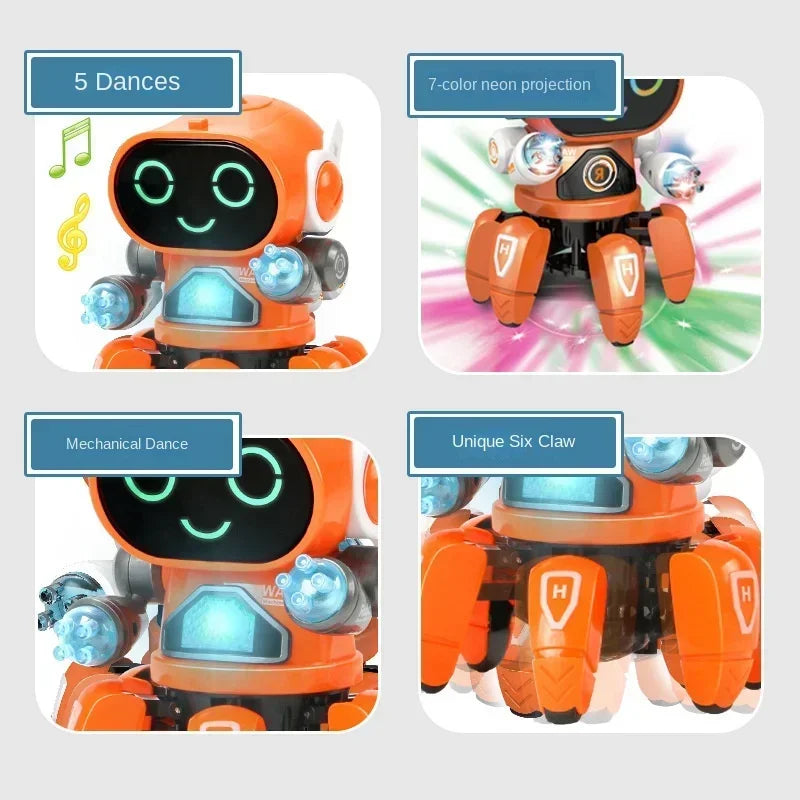 Muzikale LED Dansrobot voor Kinderen | Educatief Elektrisch Speelgoed