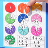 Jeu de Mathématiques Magnétique | Apprentissage Ludique des Fractions Montessori