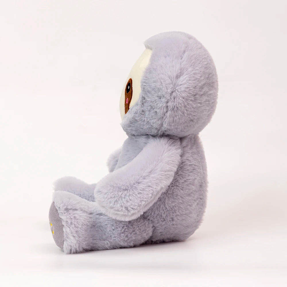 Peluche Paresseux Respirable | Poupée Ours Apaisante pour Bébé, Compagnon de Sommeil avec Sons et Lumières, Peluche pour Bébé 0 à 4+ ans