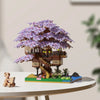 Maison d'Arbre en Fleurs de Cerisier, Modèle Difficile pour Filles, Jouet d'Assemblage King of Toys