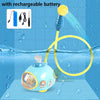 Jouet de Bain Électrique Rechargable – Sous-Marin Douche Bébé avec Ventouse & Jet d’Eau