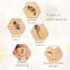 Planche Montessori Cycle de Vie des Animaux - Jouet Éducatif pour Enfants avec Modèles de Croissance des Abeilles et Animaux King of Toys
