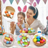 Set de 6 Œufs en Bois - Jouet de Cuisine pour Enfants, Nourriture de Jeu d’Imitation pour le Développement Précoce des Bébés King of Toys