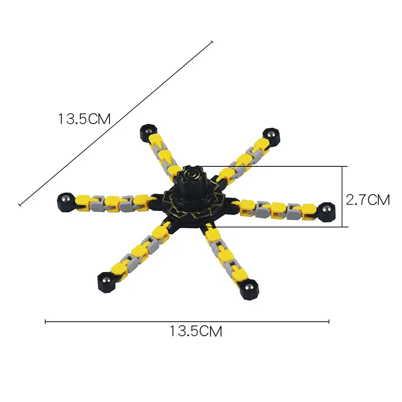 Toupie sensorielle anti-stress | Jouet transformable pour enfants et adultes King of Toys