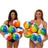 Ballon de Plage Gonflable 30cm – Balles Colorées pour Jeux d'Eau & Piscine