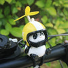 Mignon Panda avec Casque Décoration Moto Jouet, Accessoires pour Vélo Électrique King of Toys