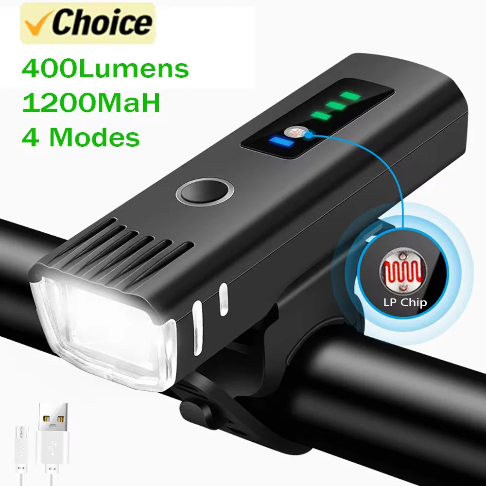 Lampe vélo LED T6 USB rechargeable - Phare 1000LM pour VTT & trottinette King of Toys