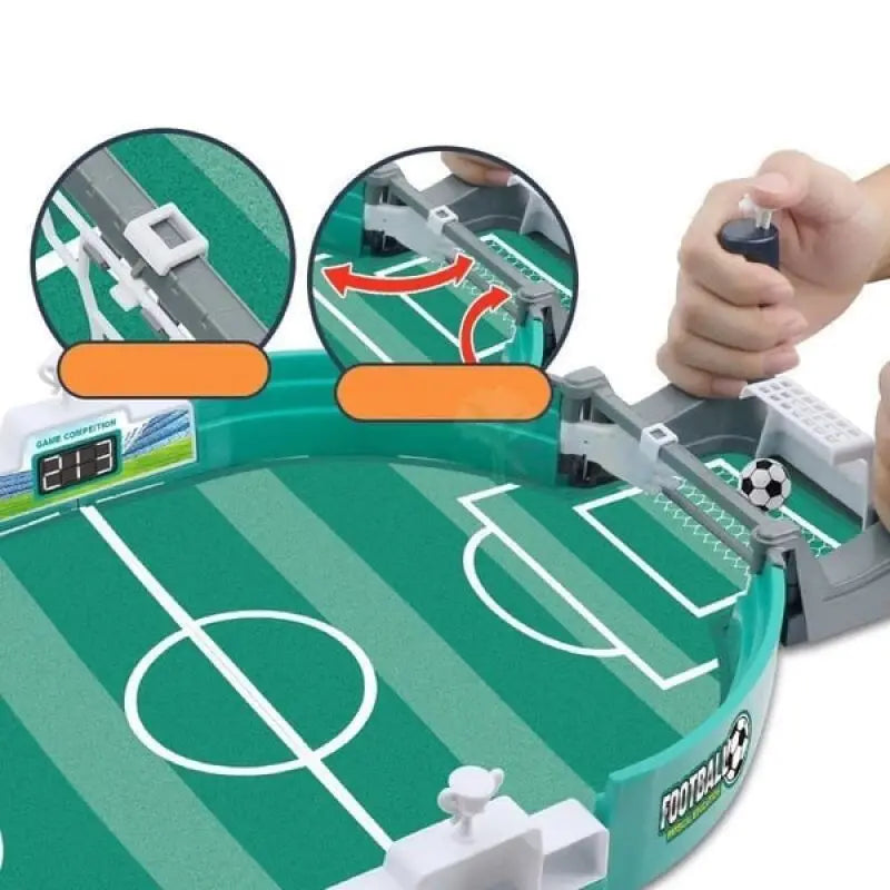 Table de football (Baby-foot) pour famille - Jeu de société interactif, jouet de football pour enfants, cadeau pour les garçons, jeu sportif extérieur King of Toys