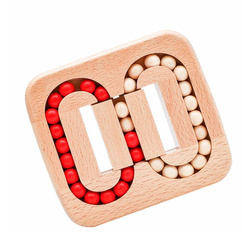 Jouet de Doigt Magique Rotatif avec Haricots | Jeux de Puzzle IQ en Bois pour Adultes et Enfants King of Toys
