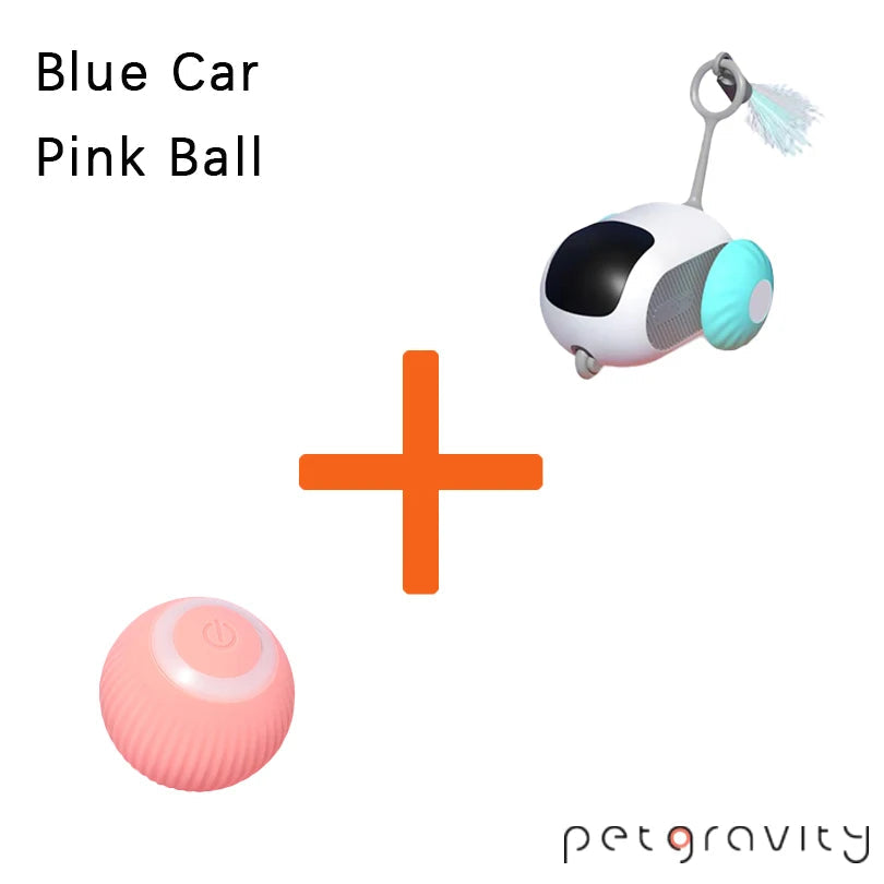 Jouet Intelligent pour Chat | Voiture Souris Télécommandée Automatique en Mouvement pour Jeu Intérieur & Entraînement avec Chiens & Chats King of Toys