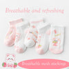 Kinder Sokken met Fruitprint | 5-Pack Ademend & Zomerproof